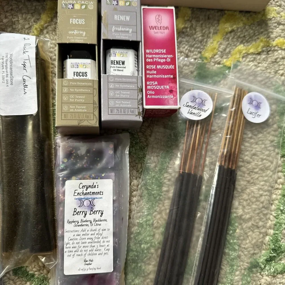 Candle Magic Starter Kit For Spells, Light Magic, Wicca- Love, Prosperity